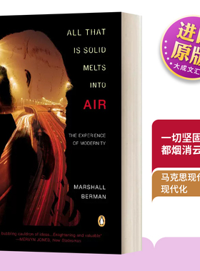 英文原版 All That Is Solid Melts Into Air 一切坚固的东西都烟消云散了 英文版 进口英语原版书籍