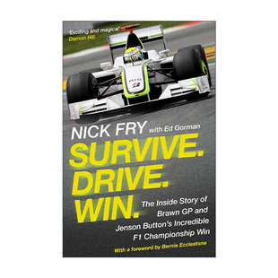 Win.布朗车队简森·巴顿不可思议 Drive F1冠军之旅 英文版 书籍 英文原版 进口英语原版 Survive