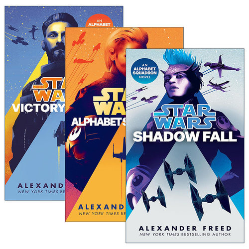英文原版 Star Wars Alphabet Squadron星球大战 字母表中队系列 套装3册 科幻小说 英文版 进口英语原版书籍