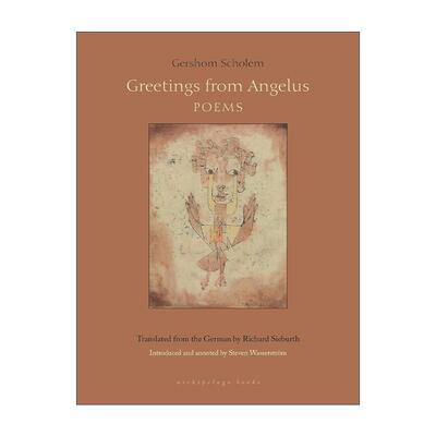 原版 Greetings From Angelus Poems 来自天使的问候 诗歌集 英德双语版 格肖姆·肖勒姆 进口原版书籍