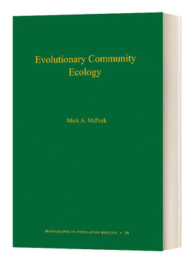 英文原版 Evolutionary Community Ecology Volume 58 进化的社区生态学 第58卷 精装 英文版 进口英语原版书籍