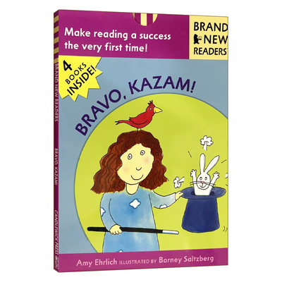 英文原版 Bravo Kazam Brand New Readers 干得漂亮 卡萨 4个小故事合集 儿童绘本 Candlewick分级读物 英文版 进口英语原版书籍