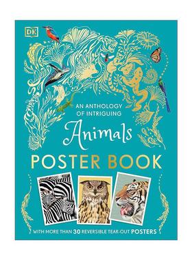 英文原版 An Anthology of Intriguing Animals Poster Book 有趣动物集海报书 DK自然科普百科 英文版 进口英语原版书籍