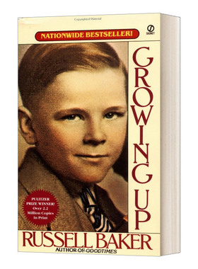 英文原版 Growing Up 成长 拉塞尔贝克童年自传 Russell Baker 英文版 进口英语原版书籍