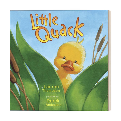 英文原版 Little Quack 小鸭子 纸板书 英文版 进口英语原版书籍