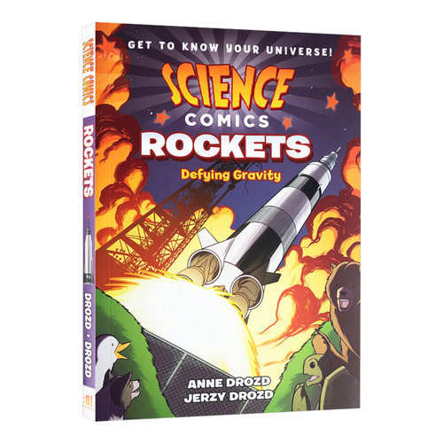 英文原版 Science Comics Rockets Defying Gravity科学漫画系列 火箭 青少年读物 英文版儿童图书