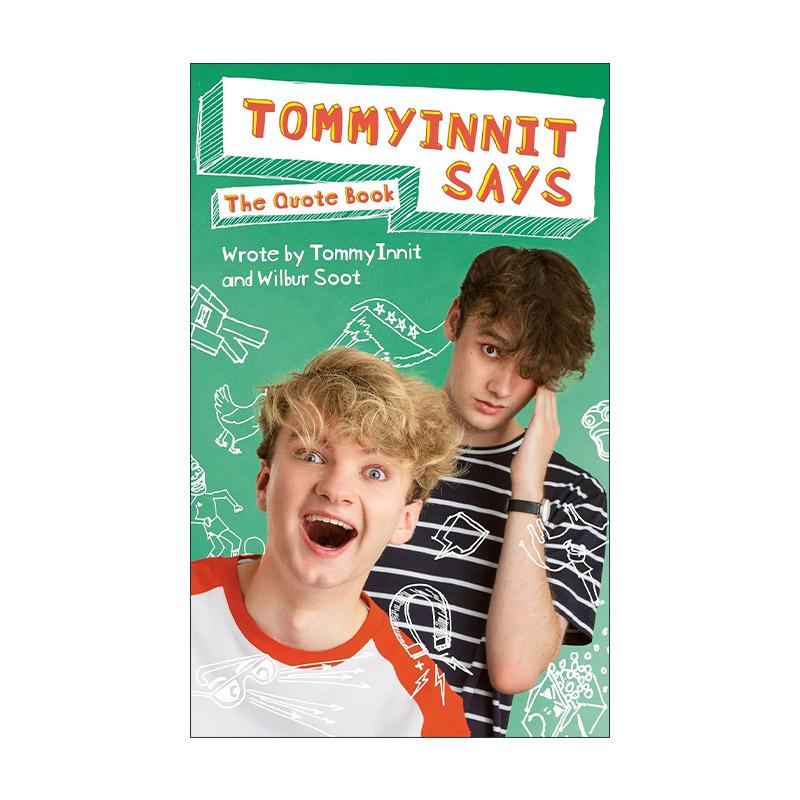 英文原版 TommyInnit Says The Quote Book 油管网络达人语录精装 Minecraft游戏 英文版 进口英语原版书籍