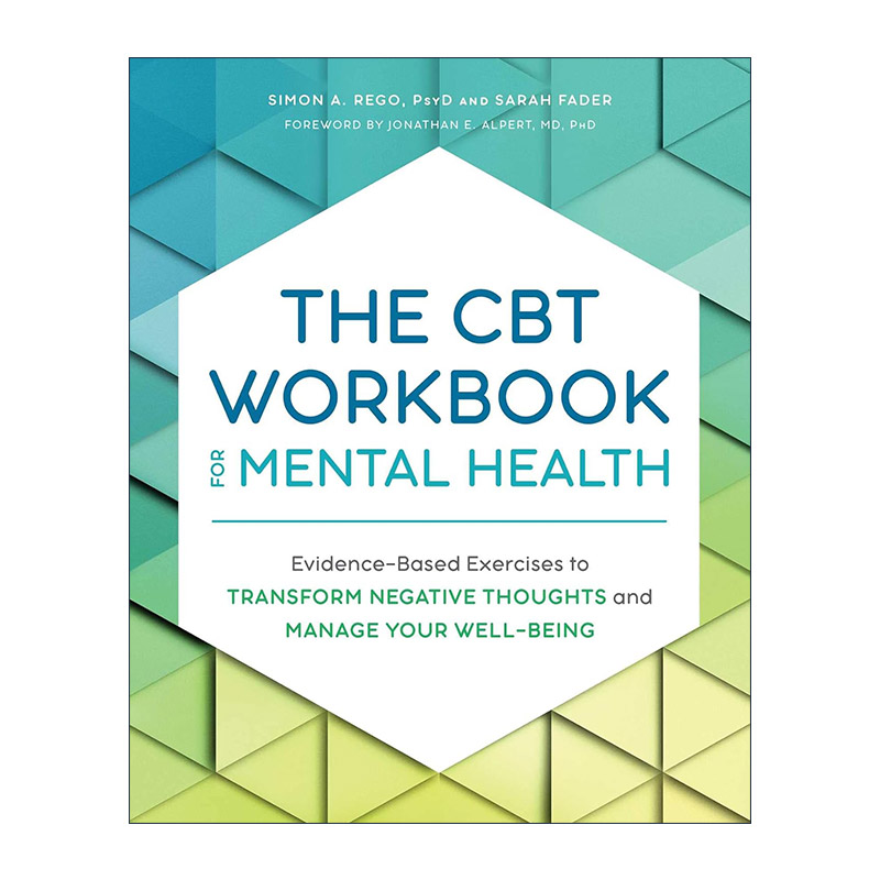 英文原版 The CBT Workbook for Mental Health 心理健康认知行为治疗练习册 英文版 进口英语原版书籍