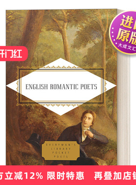 英文原版 English Romantic Poets 英国浪漫主义诗人诗选 人人图书馆精装收藏版 Jonathan Bate 英文版 进口英语原版书籍