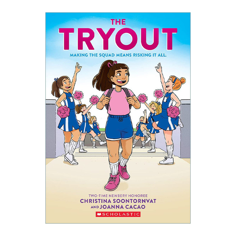 英文原版 The Tryout 啦啦队选拔 校园题材青少年漫画小说 英文版 进口英语原版书籍