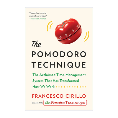 英文原版 The Pomodoro Technique 间歇高效率的番茄工作法 Francesco Cirillo 精装 英文版 进口英语原版书籍