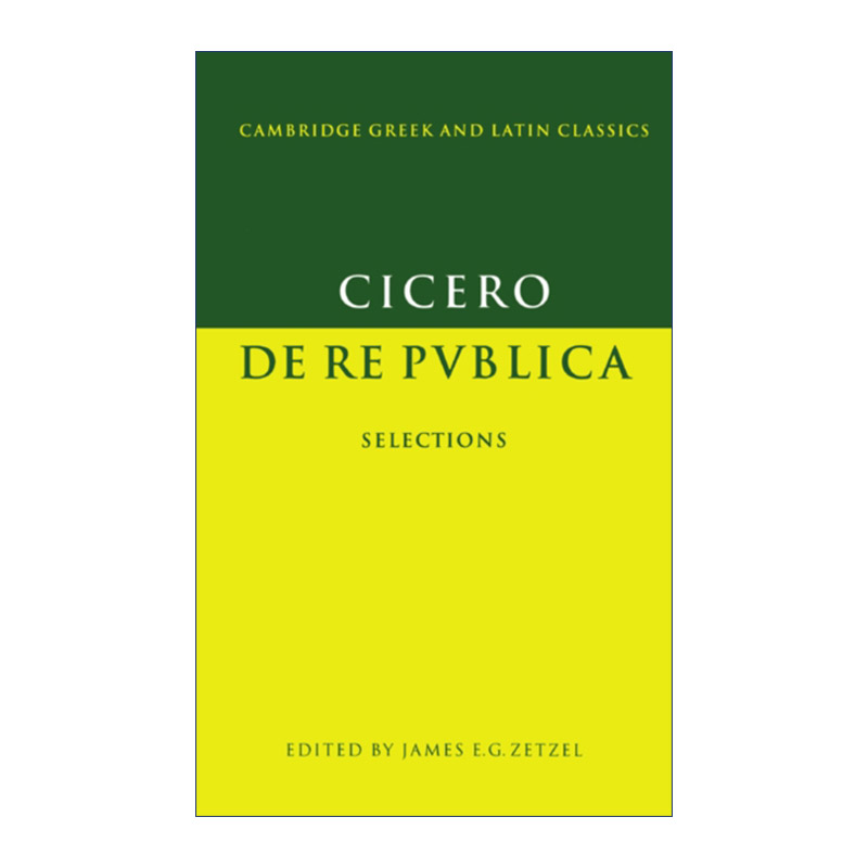 英文原版 Cicero De re publica 西塞罗 论国家 剑桥希腊拉丁语经典系列 原文加学者注释 英文版 进口英语原版书籍