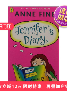 英文原版 Jennifer's Diary 詹妮弗的日记 安妮?范恩经典儿童小说 英文版 进口英语原版书籍