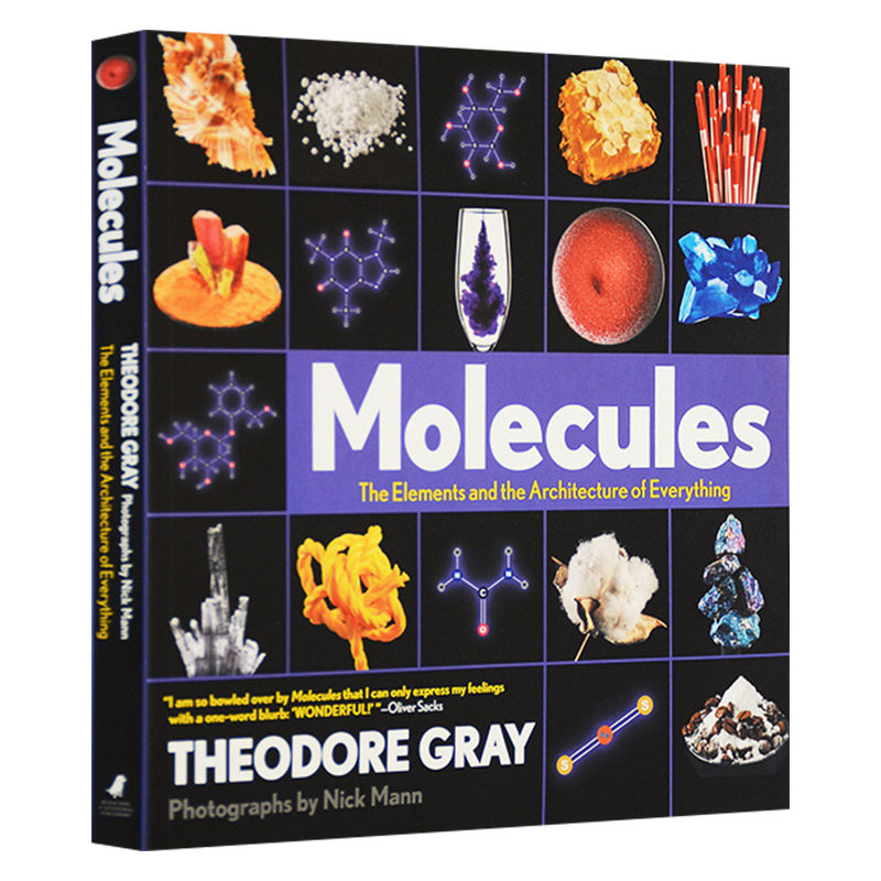 Molecules The Elements and the Architecture of Everything 英文原版 视觉之旅 化学世界的分子奥秘 分子 一切的要素和架构