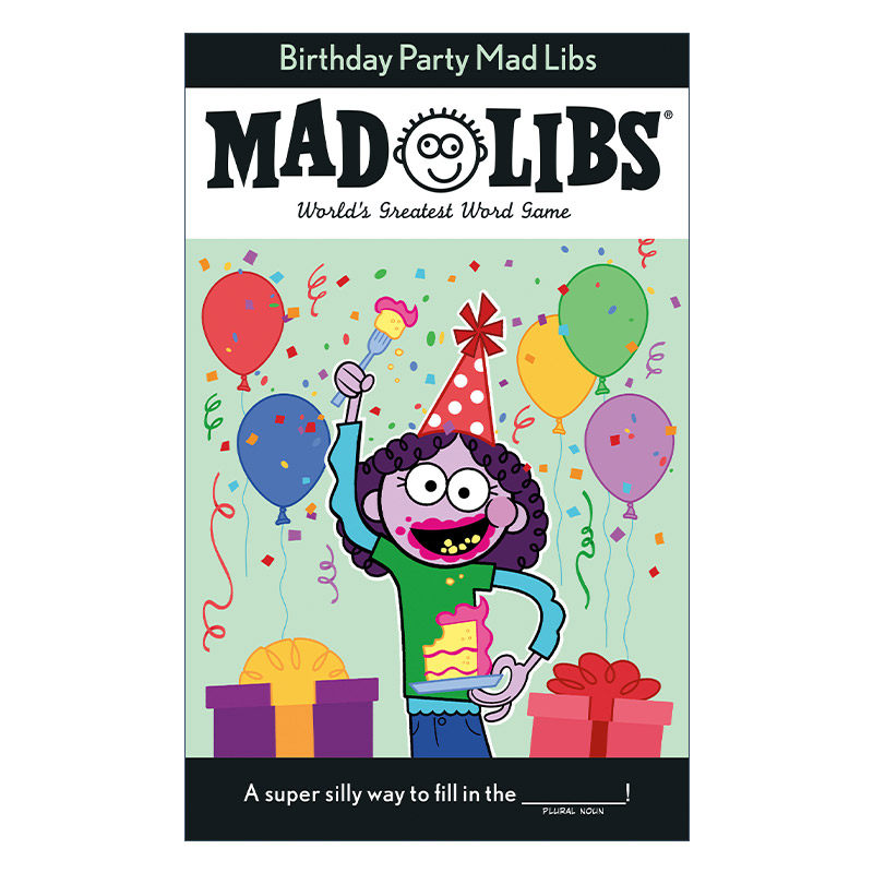 英文原版 Birthday Party Mad Libs 生日派对 疯狂填词游戏 英文版 进口英语原版书籍