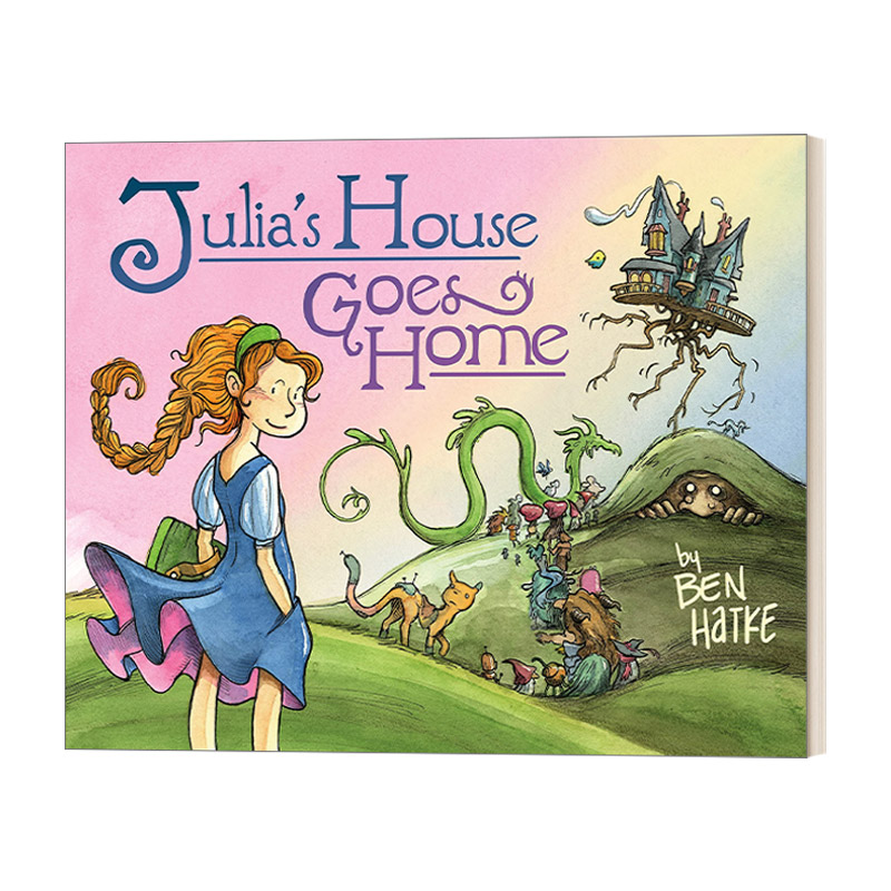 英文原版 Julia's House Goes Home 朱莉娅的房子2 回家  精装绘本 英文版 进口英语原版书籍