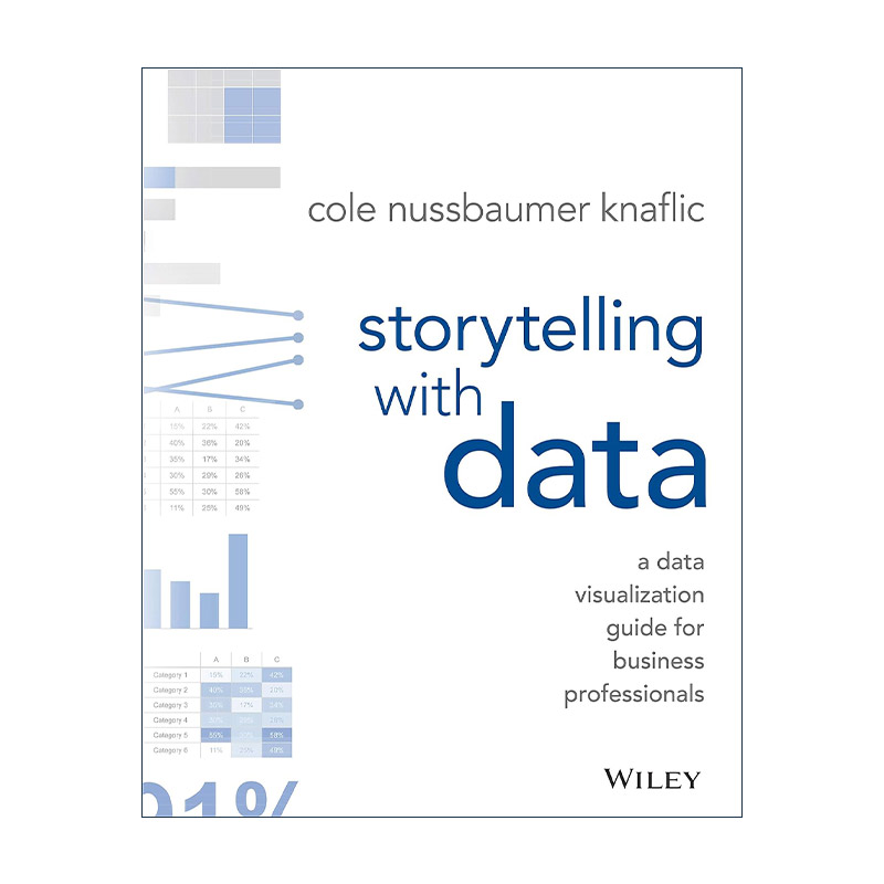 英文原版 Storytelling With Data 用数据讲故事 业务专业人员的数据可视化指南 英文版 进口英语原版书籍