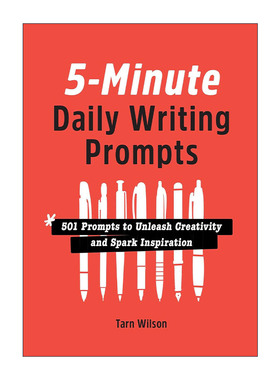 英文原版 5-Minute Daily Writing Prompts 501个创意写作练习 英文版 进口英语原版书籍