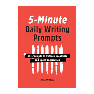 英文原版 5-Minute Daily Writing Prompts 501个创意写作练习 英文版 进口英语原版书籍