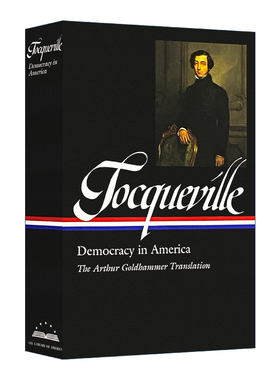 英文原版 Alexis de Tocqueville Democracy in America LOA #147 托克维尔 美国的民主 精装 英文版 进口英语原版书籍