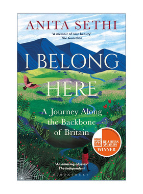 英文原版 I Belong Here 我属于这里 一场沿着英国脊梁的旅程 拉丁裔女作家Anita Sethi旅记 英文版 进口英语原版书籍