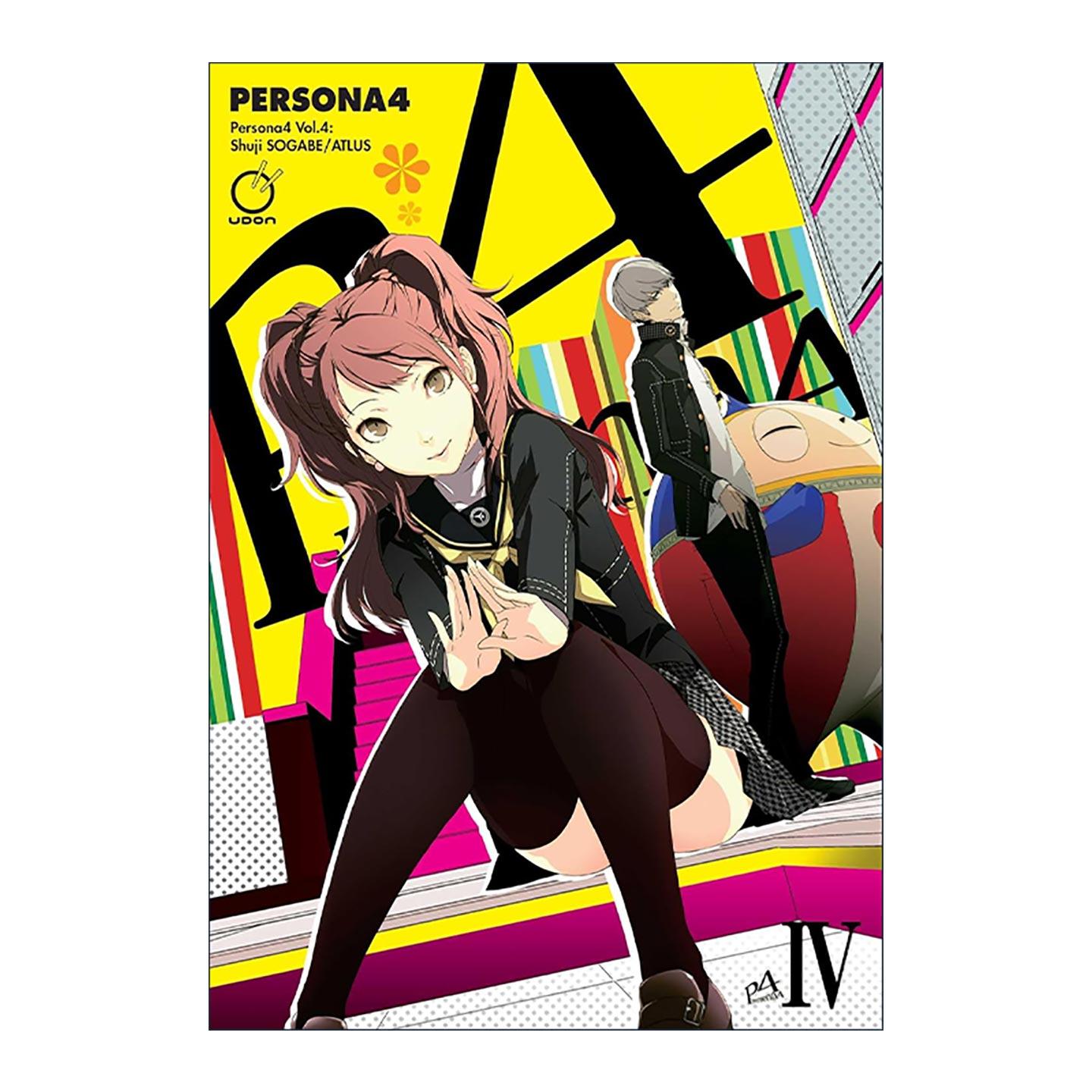 英文原版 Persona 4 Volume 4 女神异闻录4 漫画卷四 英文版 进口英语原版书籍