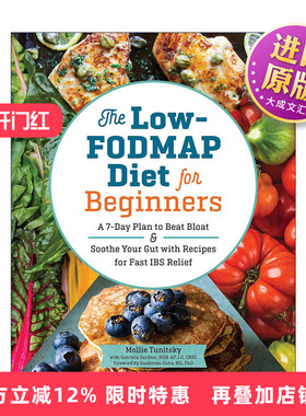 英文原版 The Low-FODMAP Diet for Beginners 低发漫饮食入门 英文版 进口英语原版书籍