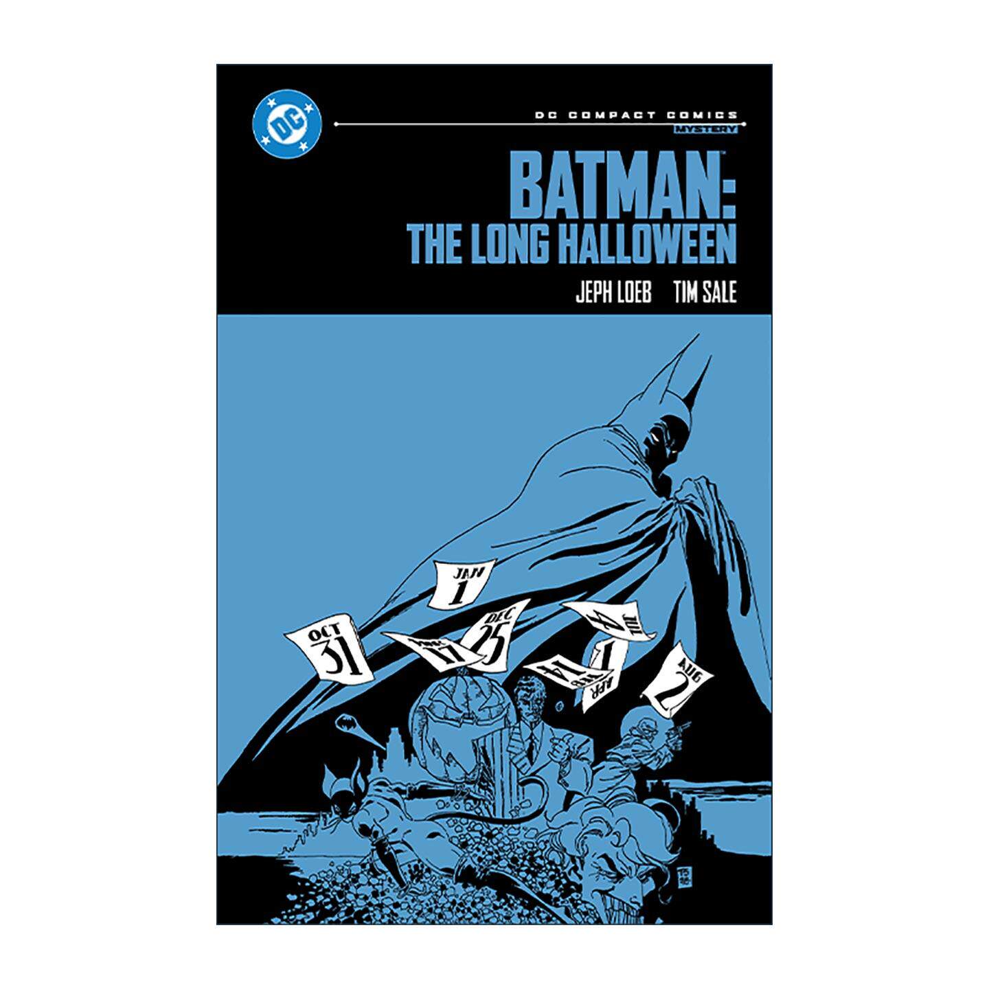 英文原版 Batman The Long Halloween DC Compact Comics Edition 蝙蝠侠 漫长的万圣节 DC漫画精简版 进口英语原版书籍