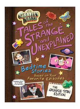 英文原版 Gravity Falls Gravity Falls Tales of the Strange and Unexplained 怪诞小镇怪诞神奇故事 睡前故事集 英文版 进口书