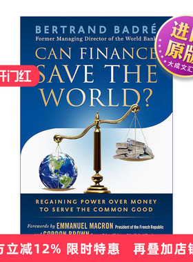 英文原版 Can Finance Save the World 金融不死 用好金融工具 破解经济困局 Bertrand Badré 英文版 进口英语原版书籍