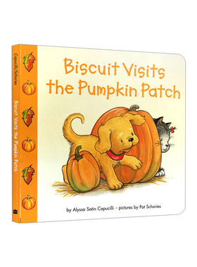 英文原版绘本 Biscuit Visits the Pumpkin Patch 小饼干狗参观南瓜园 纸板书 英文版 进口英语原版书籍