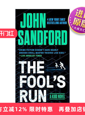 英文原版 The Fool's Run Kidd 01 基德系列1 愚人之行 惊悚悬疑小说 John Sandford 英文版 进口英语原版书籍