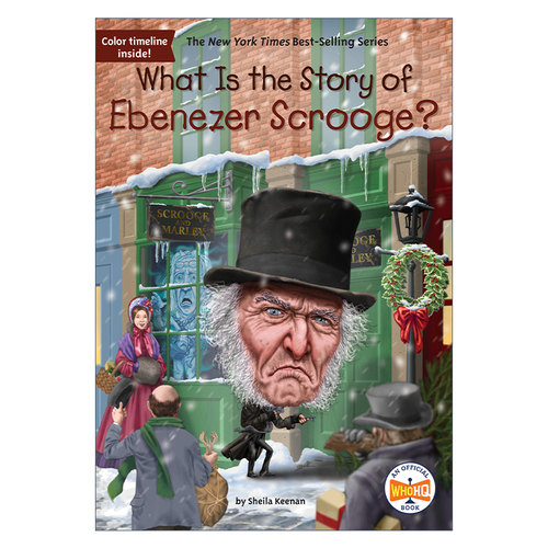 英文原版 What Is the Story of Ebenezer Scrooge? 埃比尼泽·斯克鲁奇的故事是什么 儿童科普百科 Who HQ系列 英文版 进口英语原