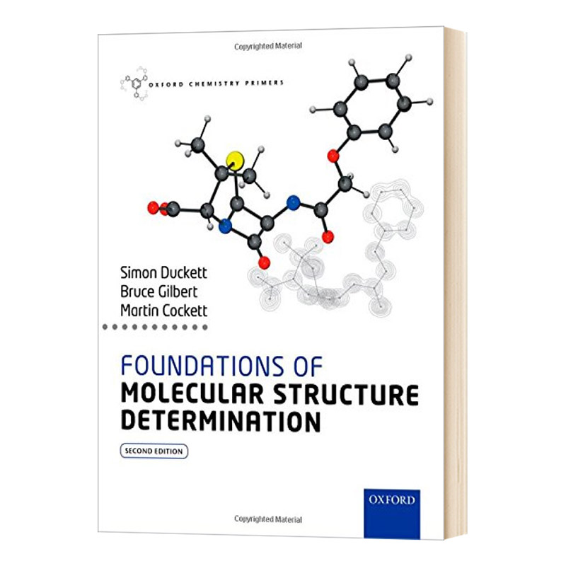 英文原版 Foundations of Molecular Structure Determination  分子结构判定基础 英文版 书籍/杂志/报纸 科普读物/自然科学/技术类原版书 原图主图