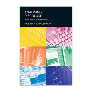 话语分析 社会科学研究 文本分析方法 英文原版 进口英语原版 Discourse 英文版 书籍 Analysing
