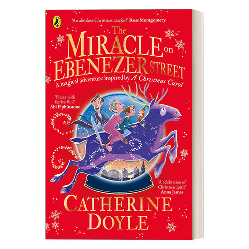 英文原版 The Miracle on Ebenezer Street 埃比尼泽街的奇妙事 儿童冒险小说 英文版 进口英语原版书籍