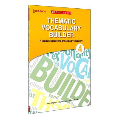 英文原版 Thematic Vocabulary Builder 4 学乐初中英语主题词汇4 英文版 进口英语原版书籍
