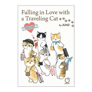 Cat Falling 英文原版 爱上一只旅行猫 进口英语原版 Love 英文版 书籍 With Mofusand绘本 Traveling