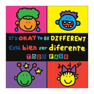 双语版 西班牙语 Parr bien diferente Está 英语 Different 书籍 进口原版 Okay 不一样没什么不好 Todd ser 原版