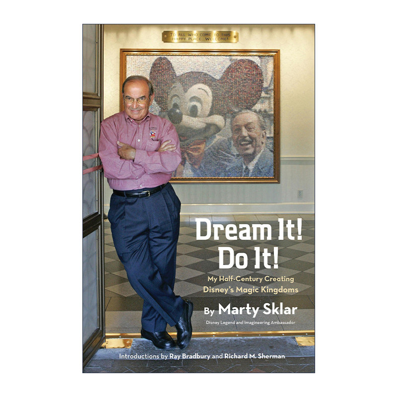 英文原版 Dream It! Do It! 梦吧!做到! 我用半个世纪创造的迪士尼魔法王国 传记 豪华精装收藏版 英文版 进口英语原版书籍