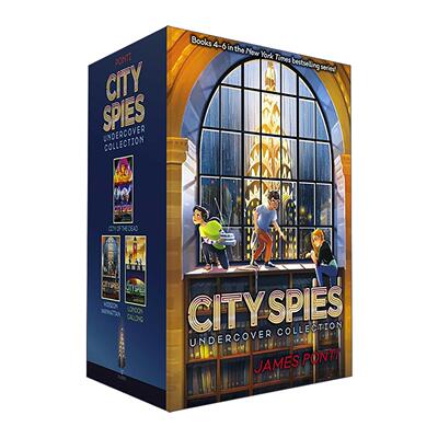 英文原版 The City Spies Undercover Collection 城市间谍4-6册盒装 青少年冒险故事 英文版 进口英语原版书籍