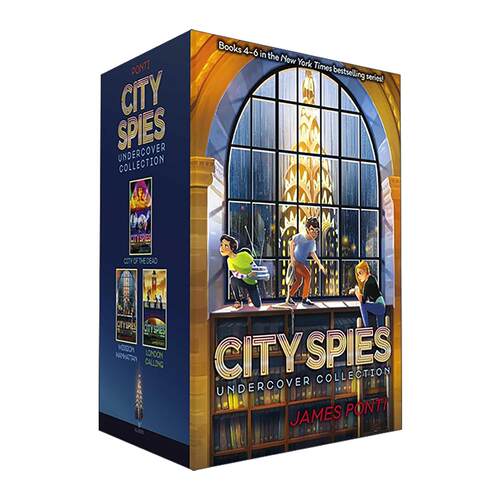 英文原版 The City Spies Undercover Collection 城市间谍4-6册盒装 青少年冒险故事 英文版 进口英语原版书籍