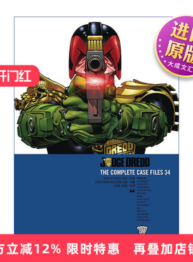 英文原版 Judge Dredd Case Files 34 特警判官 漫画合集34 英文版 进口英语原版书籍