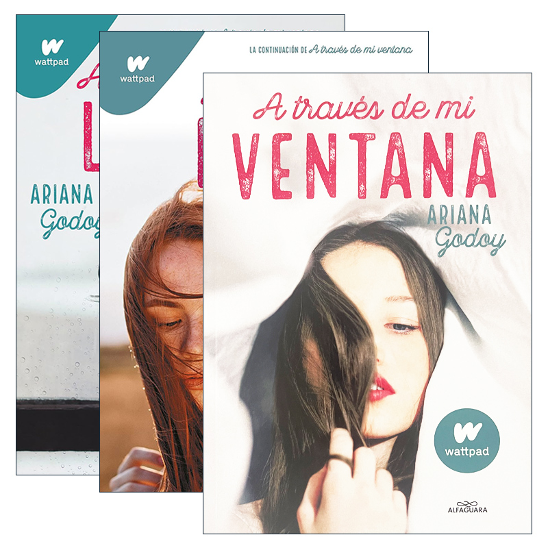 西班牙语原版 A través de mi ventana / Through My Window 隔窗恋爱系列3册 西班牙语版 同名电影原著 Ariana Godoy 进口书籍