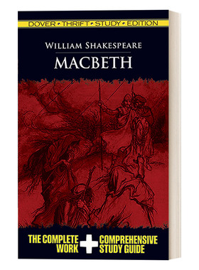 英文原版 Macbeth 麦克白 莎士比亚戏剧  Thrift Study Edition 英文版 进口英语原版书籍