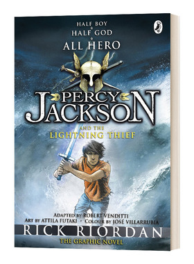 英文原版 Percy Jackson and the Lightning Thief The Graphic Novel 波西·杰克逊与神火之盗 漫画版1 英文版 进口英语原版书籍