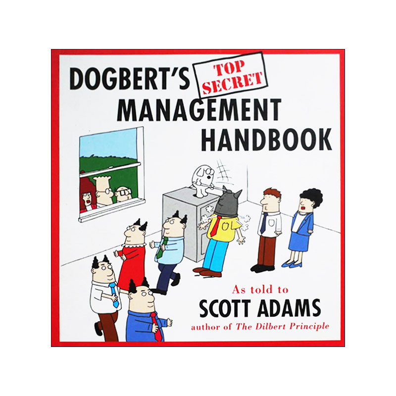 英文原版 Dogbert's Top Secret Management Handbook 呆伯特的绝密管理手册 英文版 进口英语原版书籍