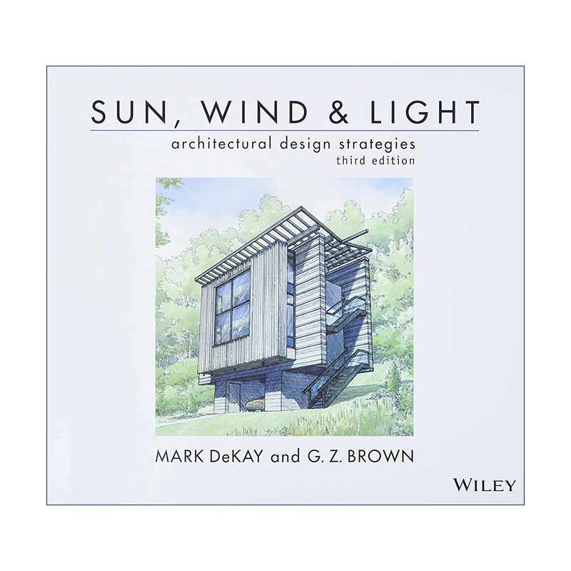 英文原版 Sun Wind & Light 太阳辐射 风 自然光 建筑设计策略 英文版 进口英语原版书籍