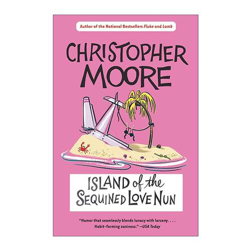 英文原版 Island of the Sequined Love Nun 西昆修道院岛 亚马逊畅销书作者Christopher Moore 英文版 进口英语原版书籍