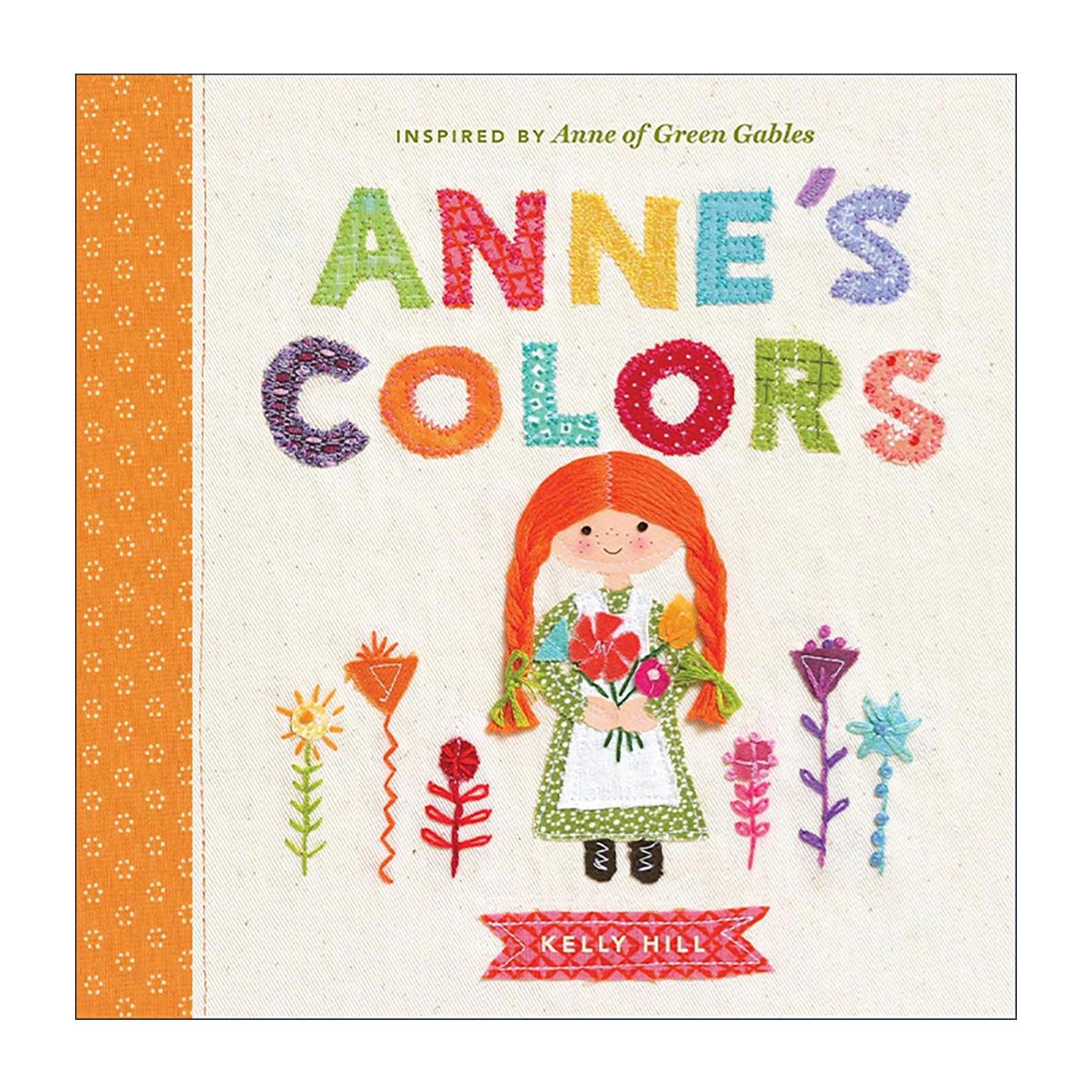 英文原版 Anne's Colors 安妮的颜色 绿山墙的安妮系列 儿童图书评论年度好书 儿童启蒙认知绘本 纸板书 英文版 进口英语原版书籍